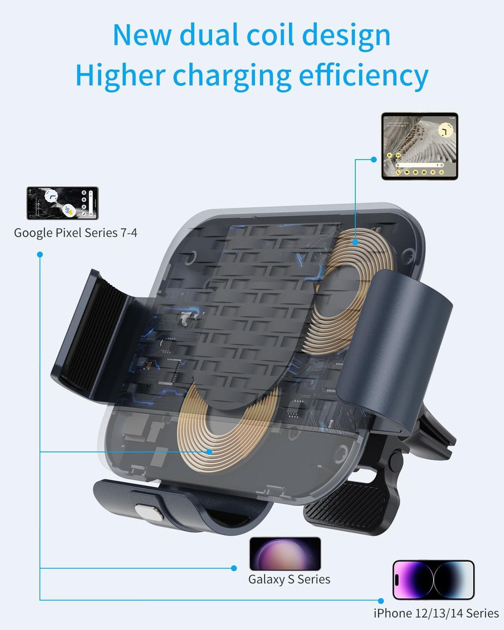 Wireless Car Charger For Pixel Fold Series