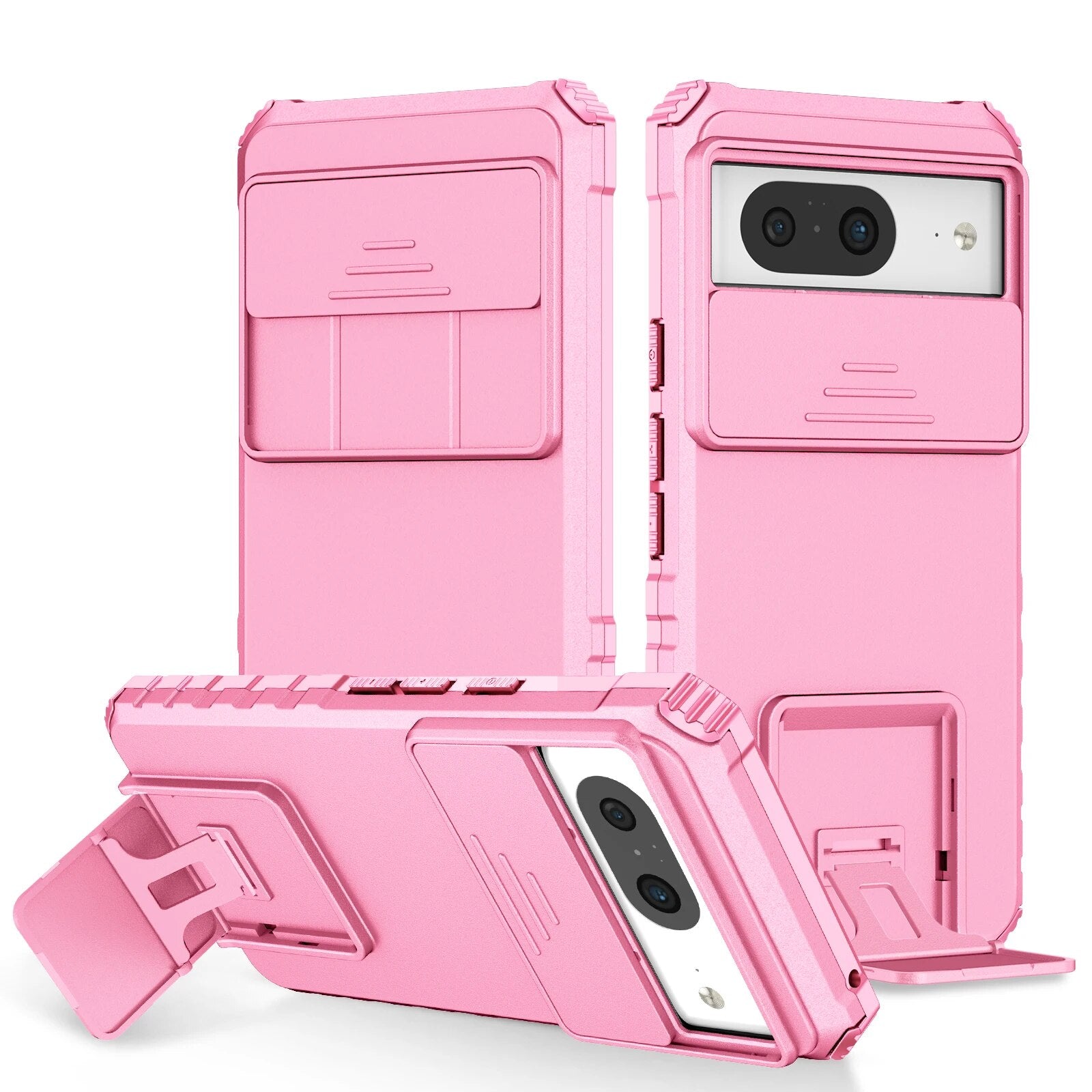Shockproof Case with Stand Bracket For Google Pixel 8 Series