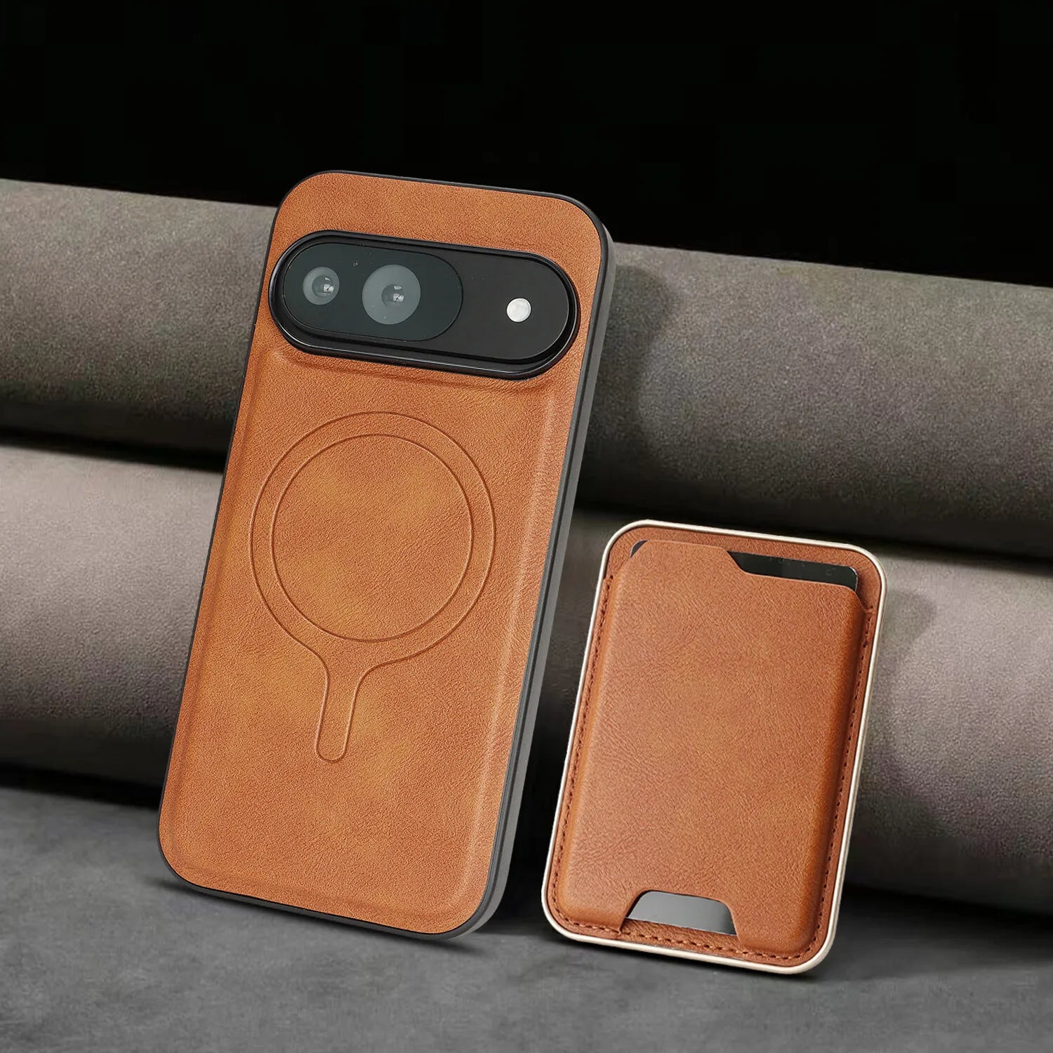 MagSafe Leather Wallet Case for Google Pixel