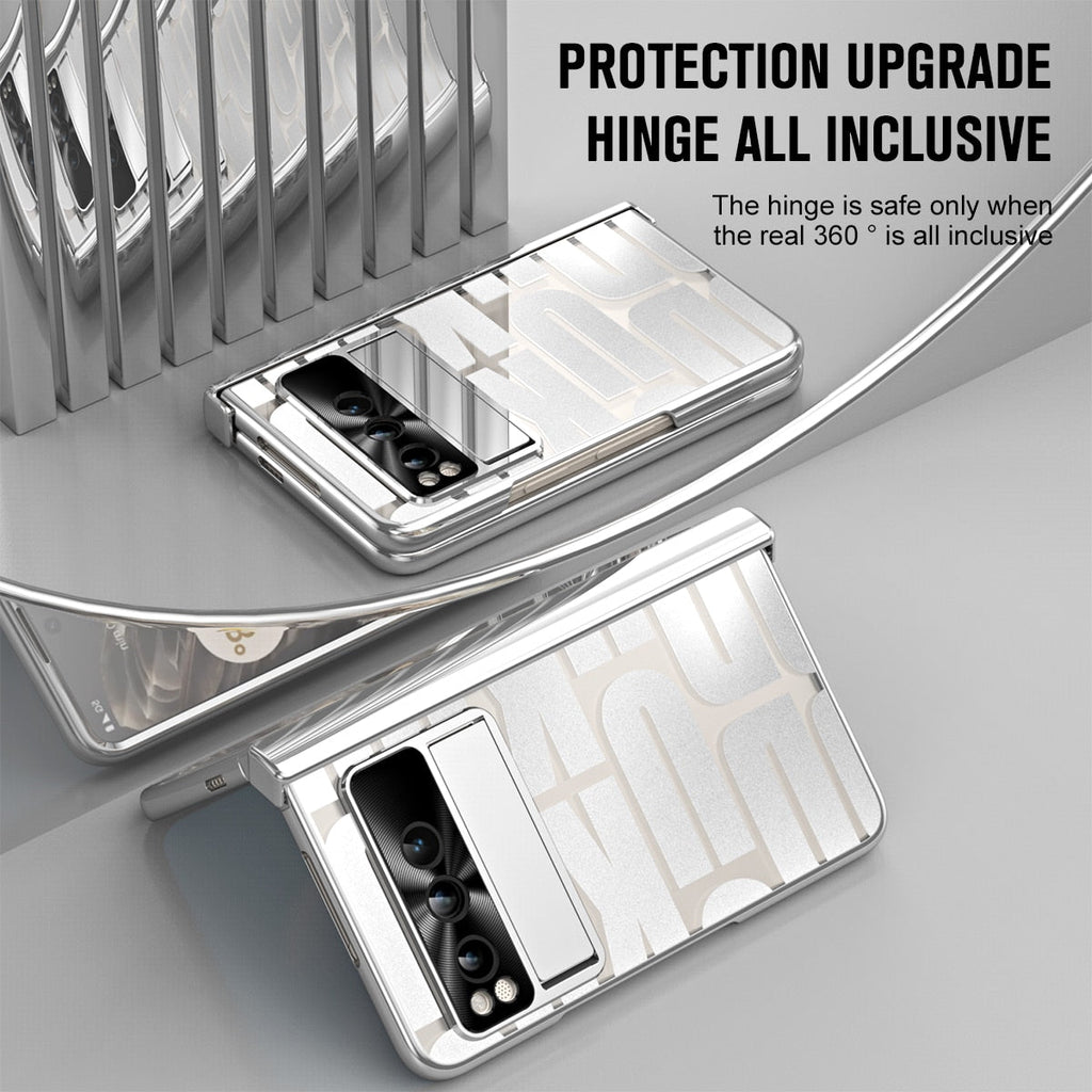 Luxury Silver Google Pixel Fold Case