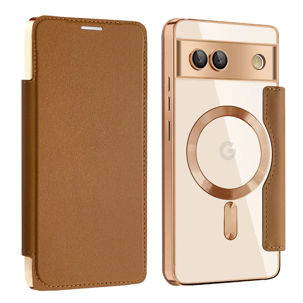 Leather Magsafe Wallet Case with Card Slot