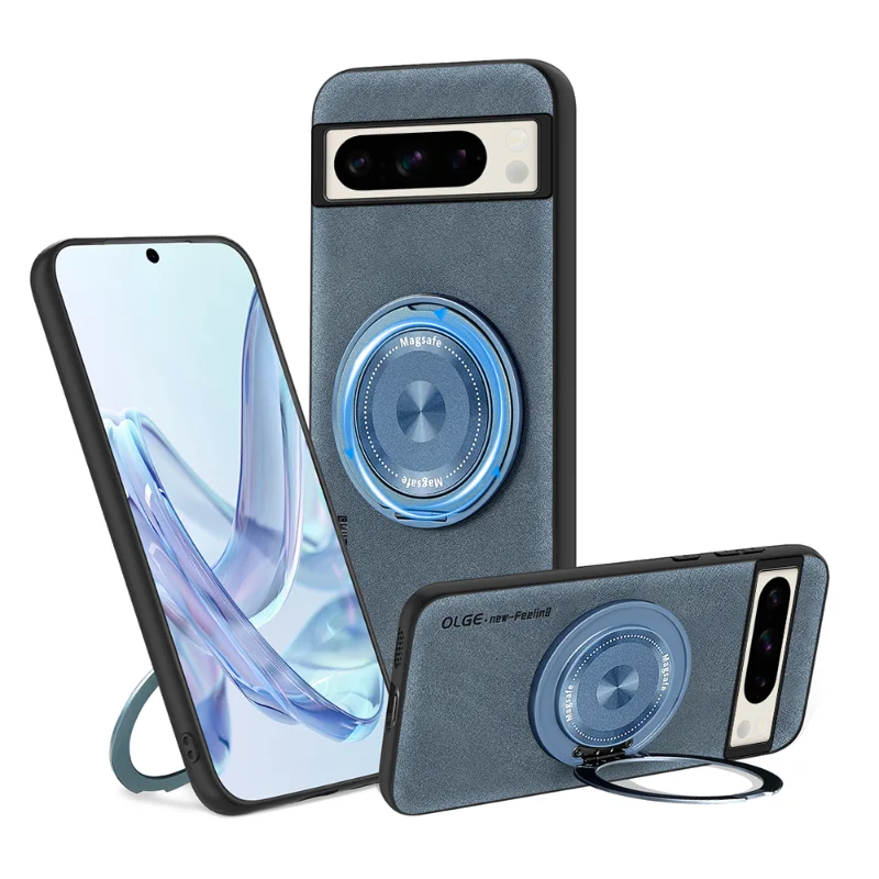 Leather Magnetic Case with Bracket