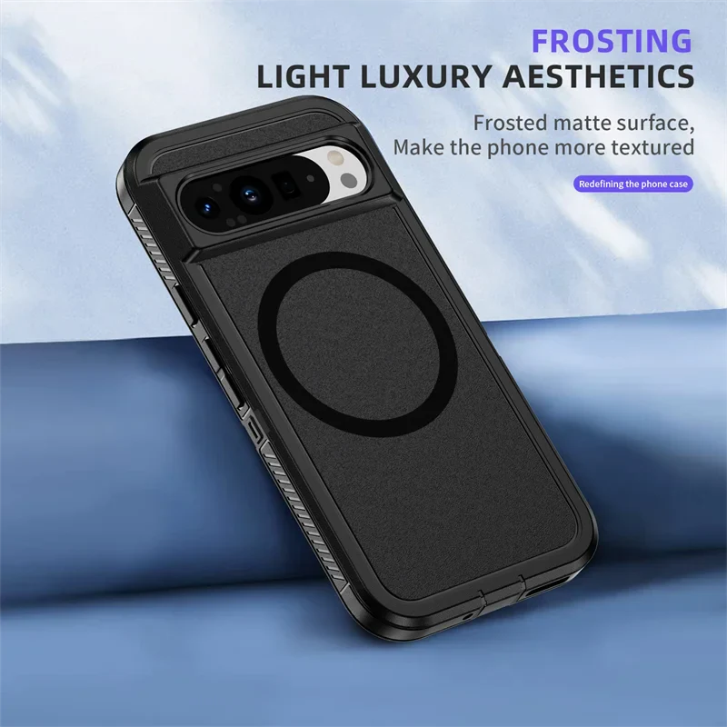 Magnetic Armor Case For Google Pixel  Series