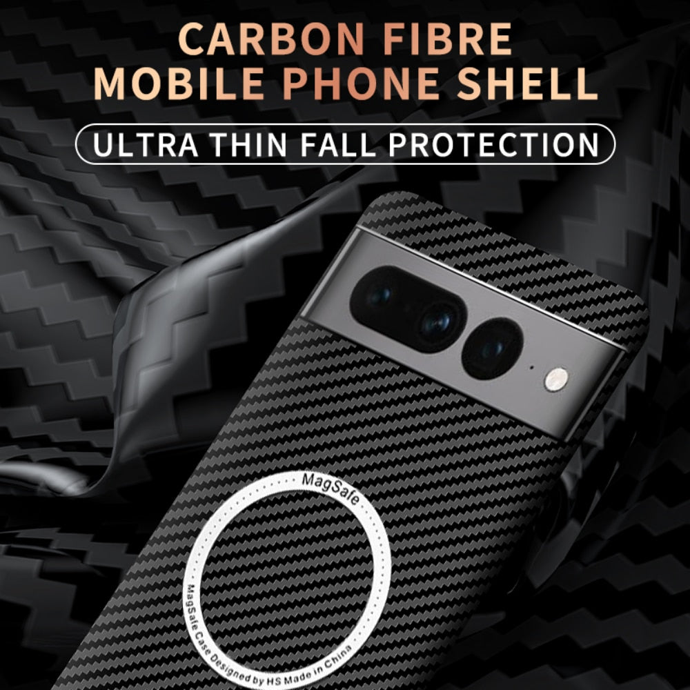 Luxury Carbon Fiber Phone Case For Google Pixel Series
