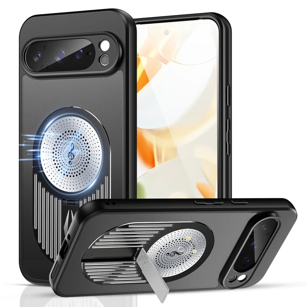 Shockproof Magnetic Case with Stand For Google Pixel 9 Series