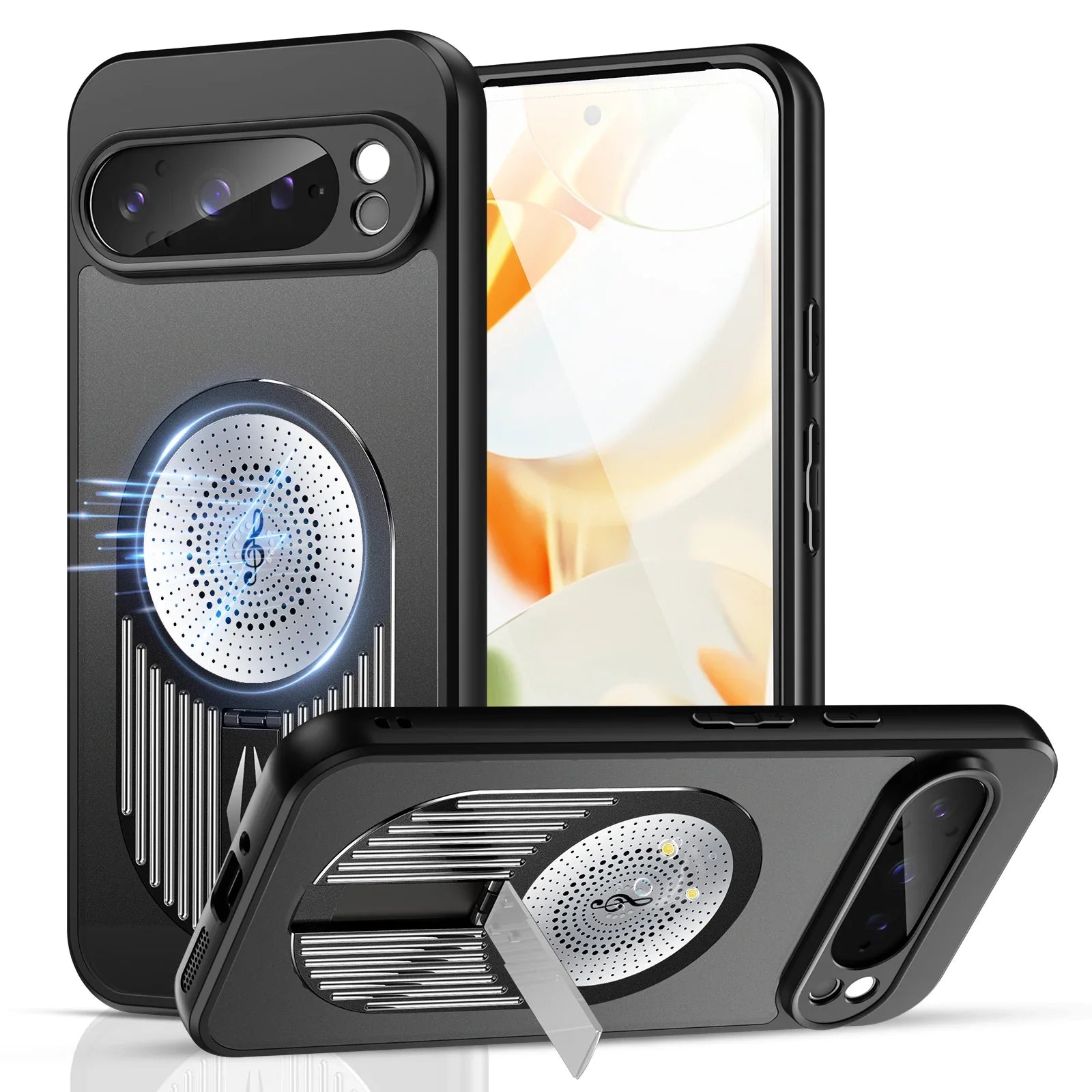 Shockproof Magnetic Case with Stand For Google Pixel 9 Series
