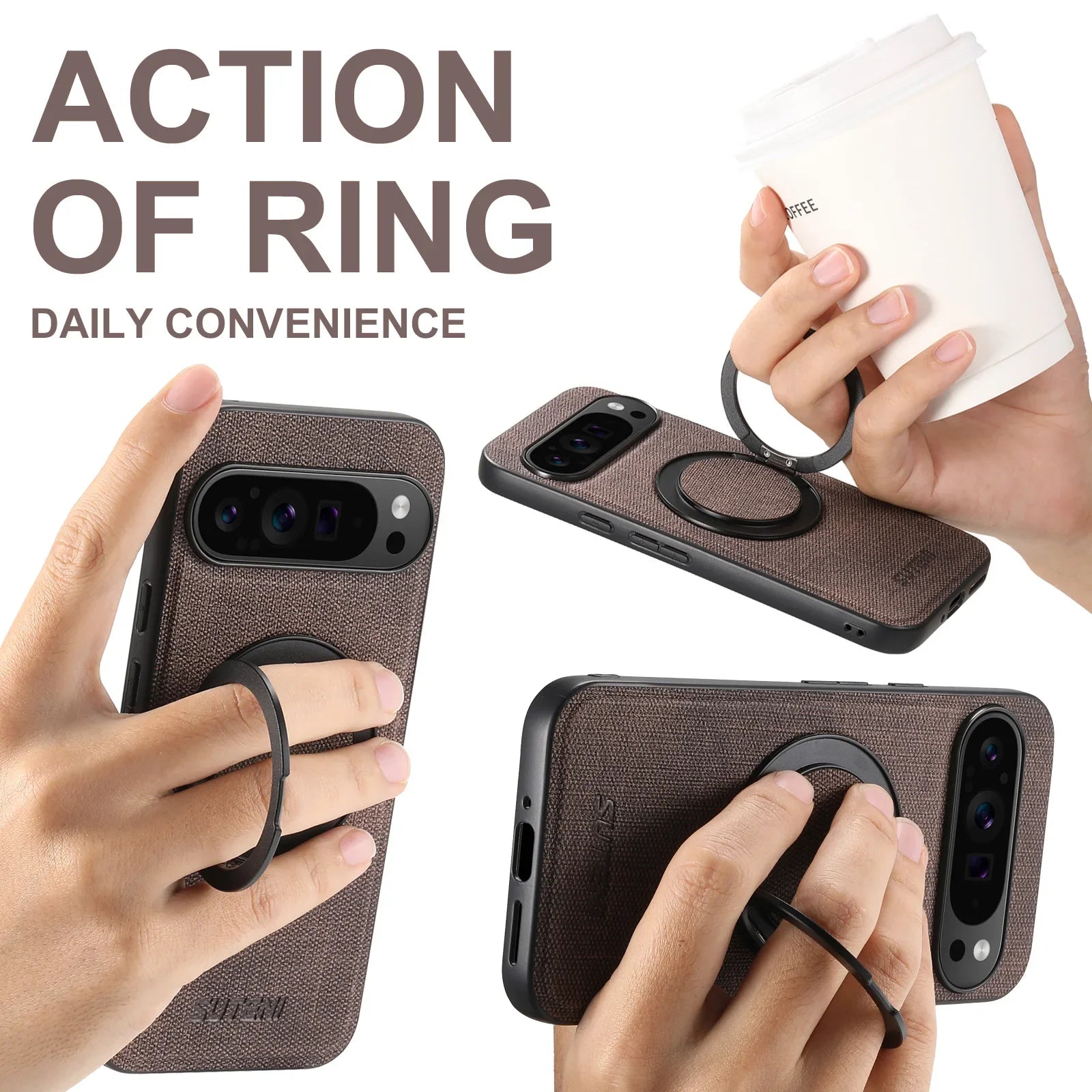 Fabric Case with 360° Ring Bracket