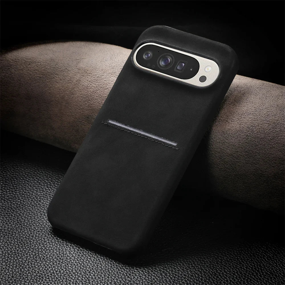 Card Slot Leather Case For Google Pixel Series