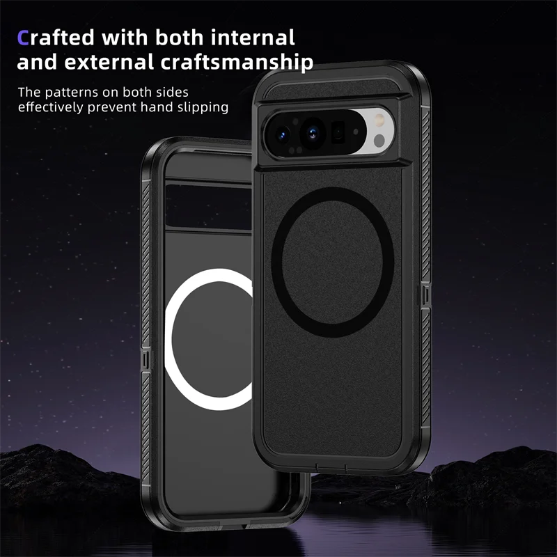 Magnetic Armor Case For Google Pixel  Series