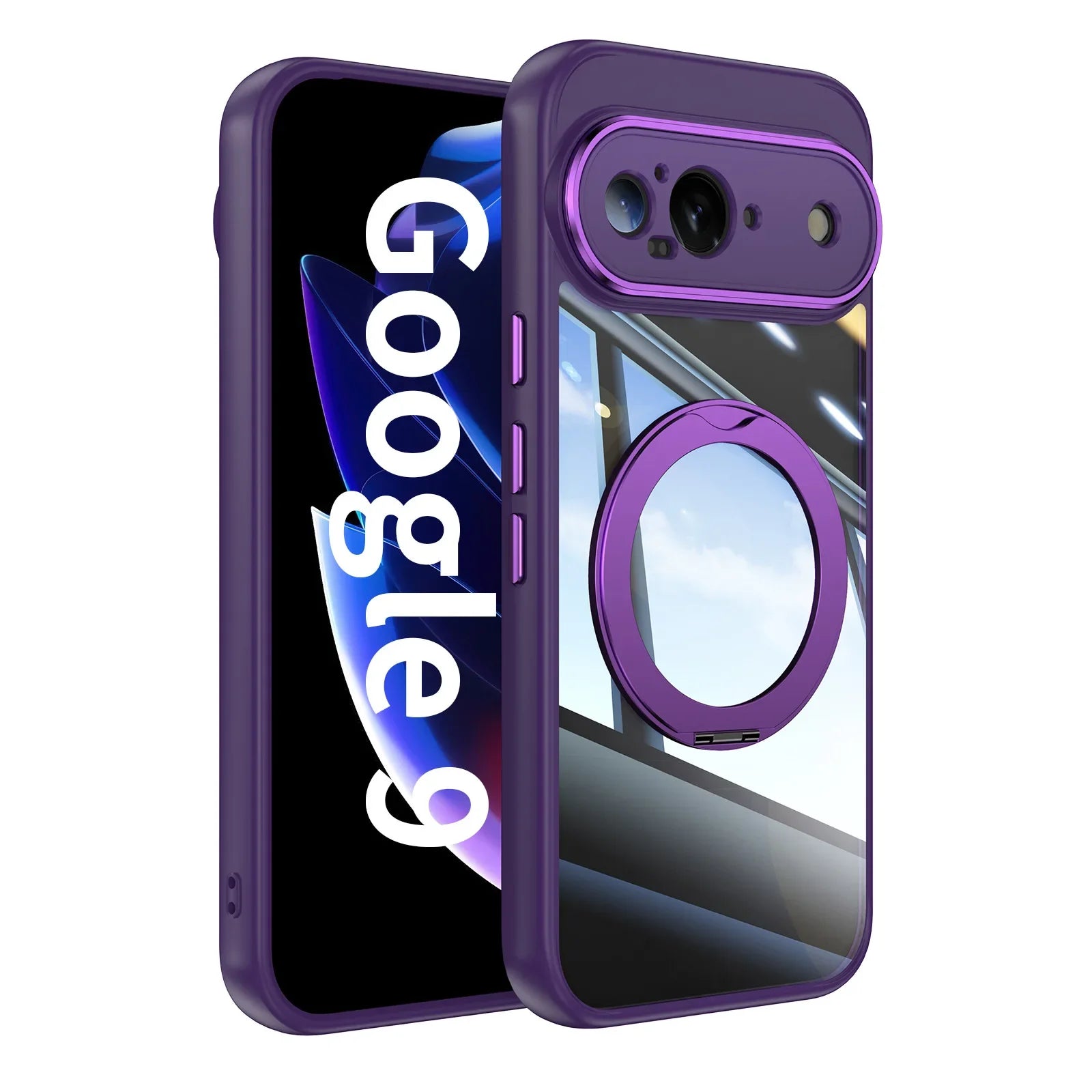 Magnetic Shockproof Case with Stand For Pixel 9A and Pixel 8A