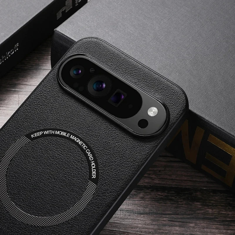 Leather Magnetic Case For Google Pixel 8 Series