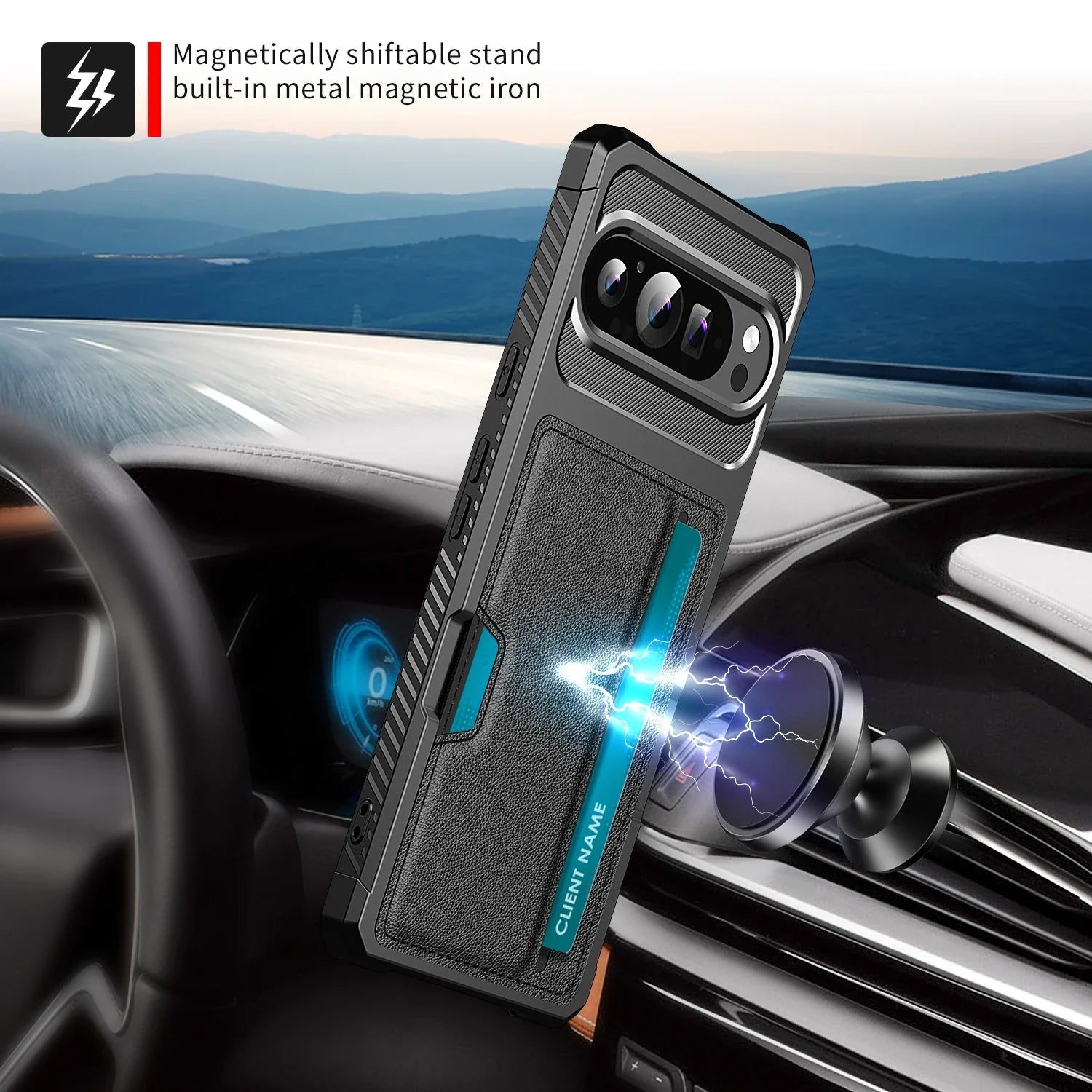 Leather Wallet Case For Google Pixel Series