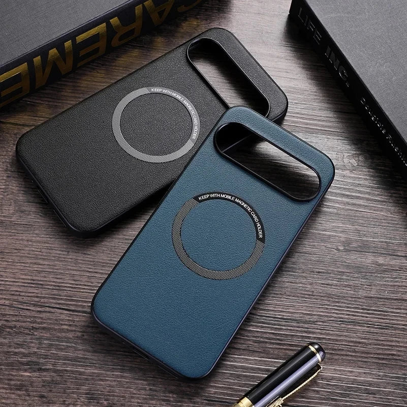Leather Magnetic Case For Google Pixel 8 Series