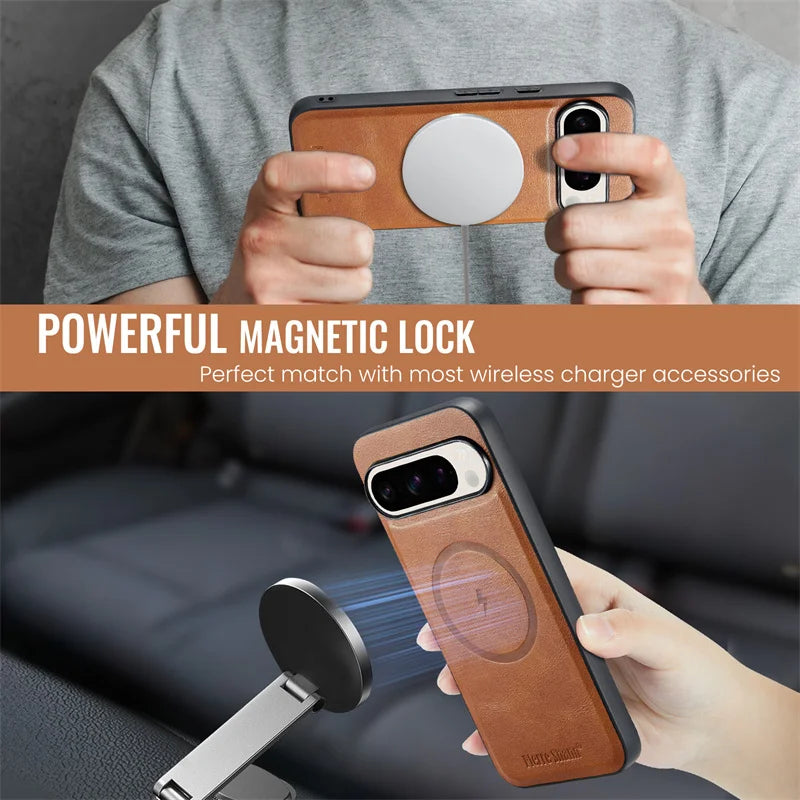 Leather Case with Wallet For Google Pixel Series