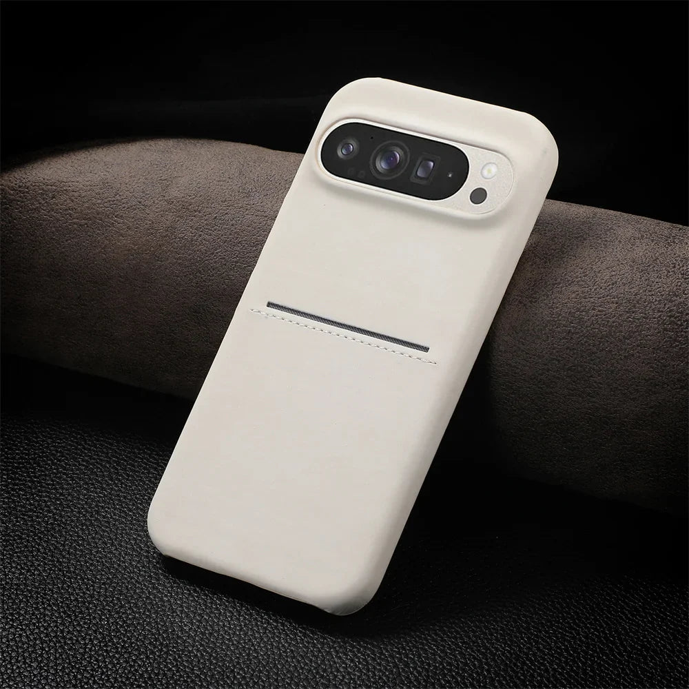 Leather Case with Card Slot For Google Pixel Series