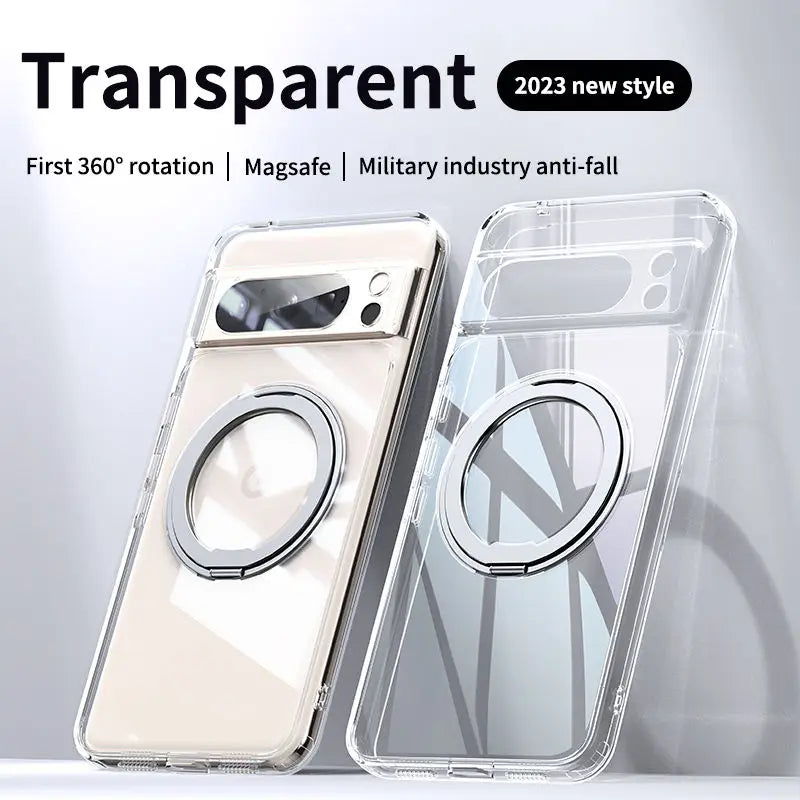 Shockproof Case with Magnetic Stand For Google Pixel 8 Series