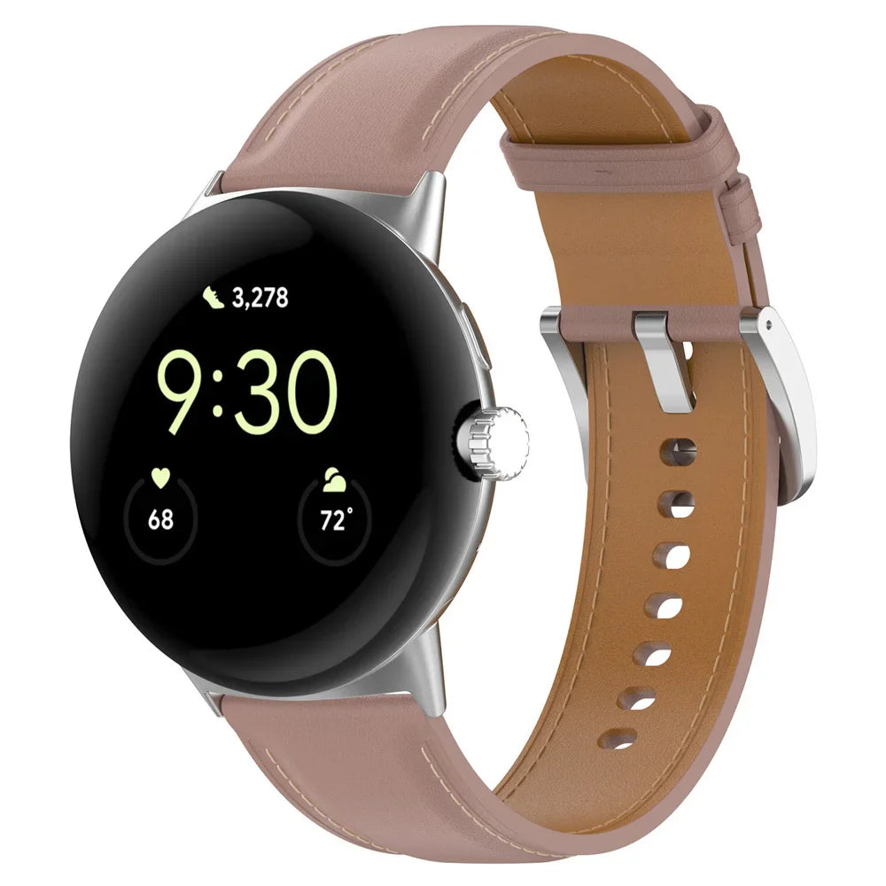 Leather Watch Band For Google Pixel Watch Series