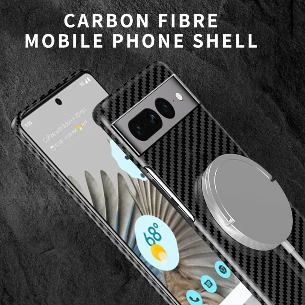 Luxury Carbon Fiber Phone Case For Google Pixel Series