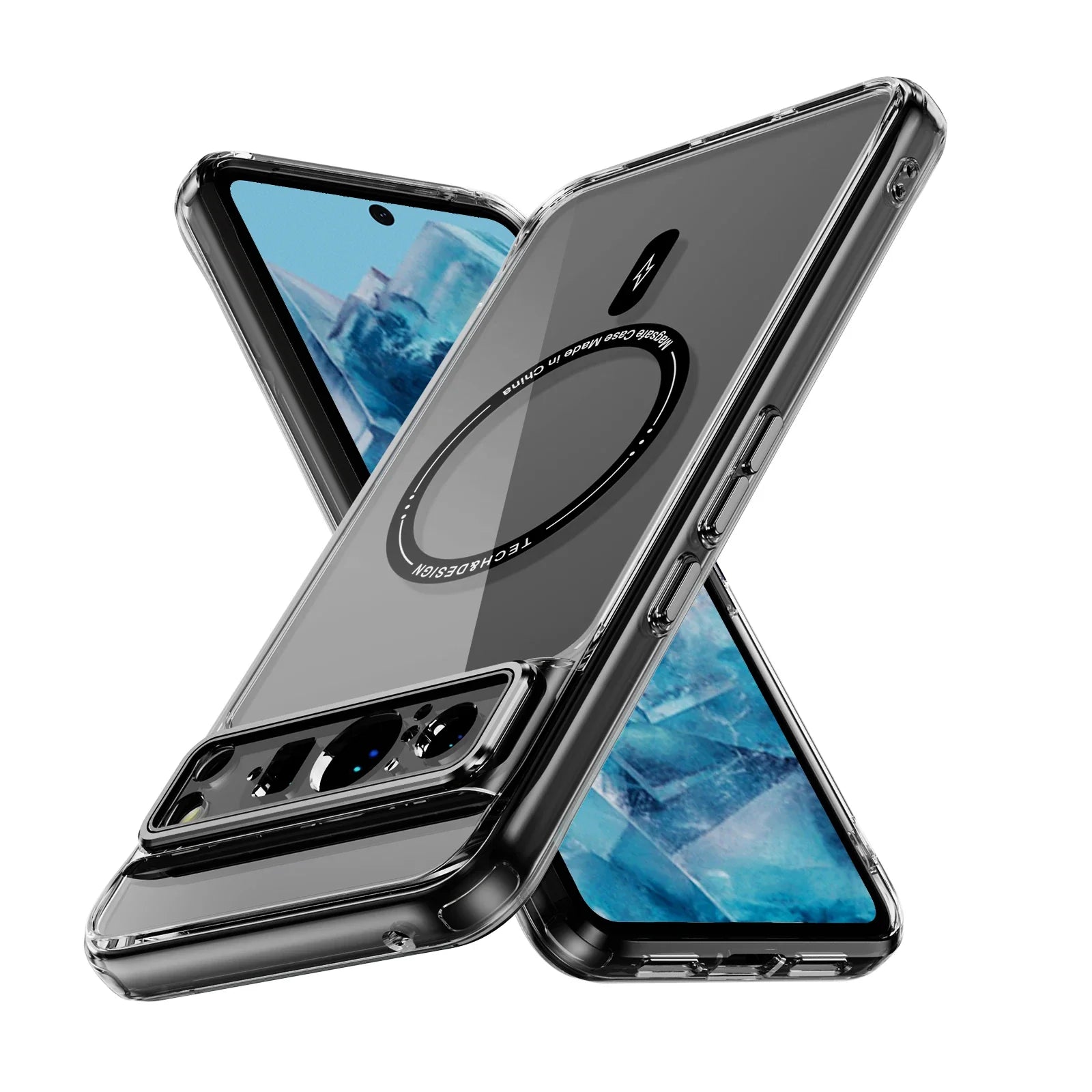 Slim Transparent Magsafe Case For Google Pixel 8 Series