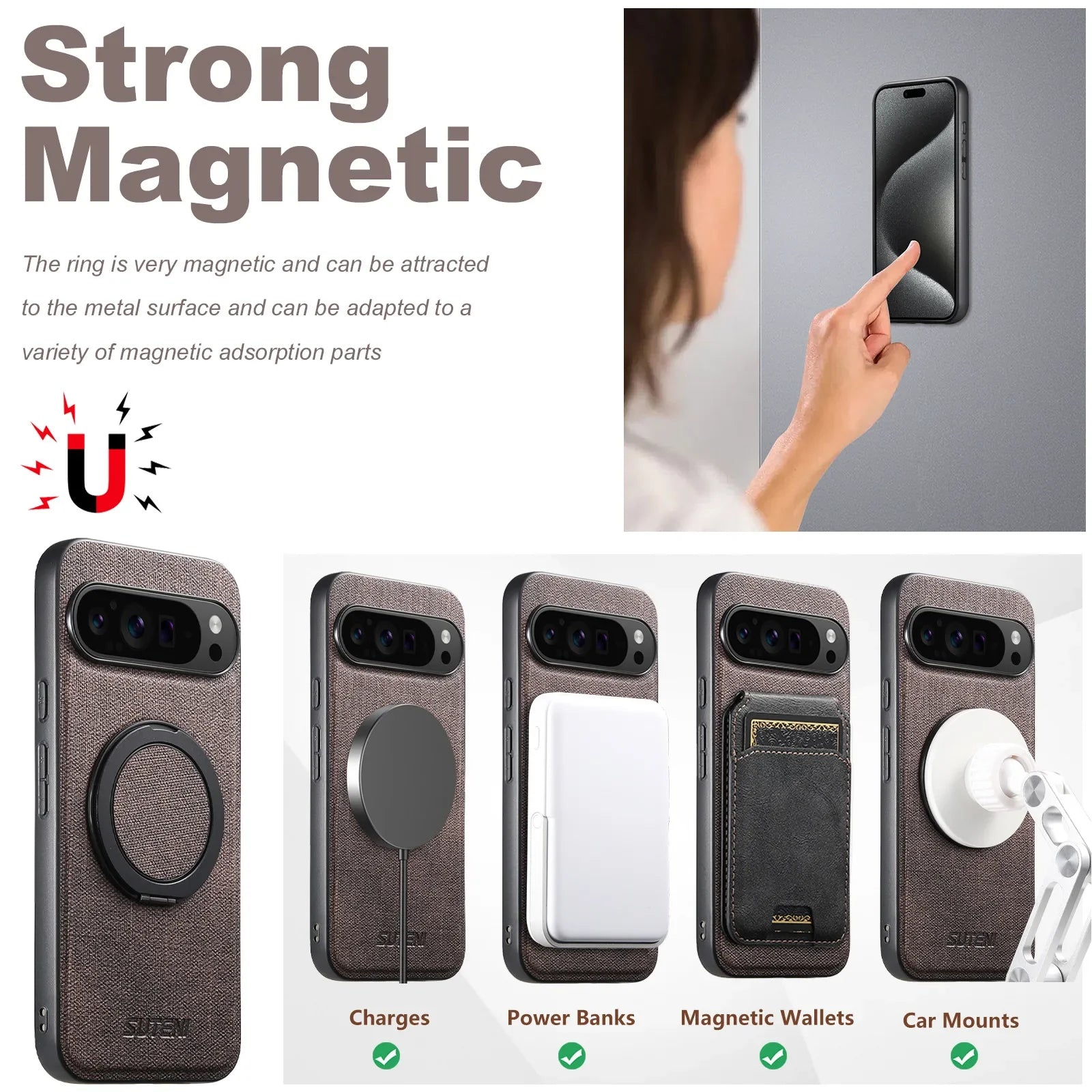 Fabric Case with 360° Ring Bracket