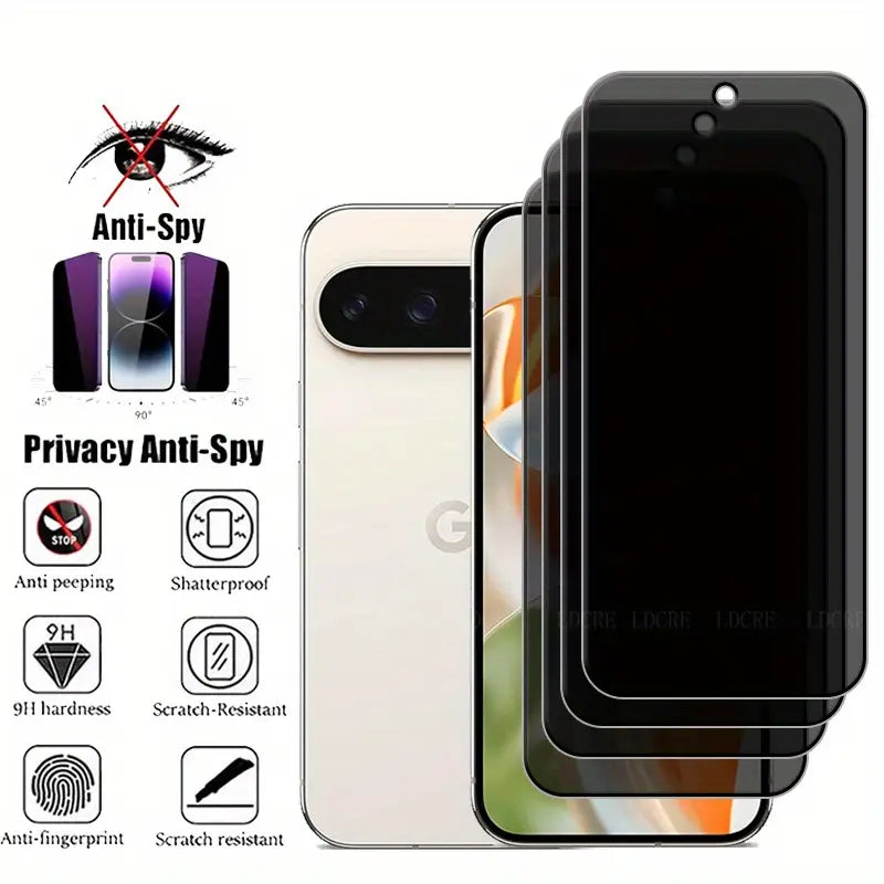 Anti Spy Screen protector For Pixel Series