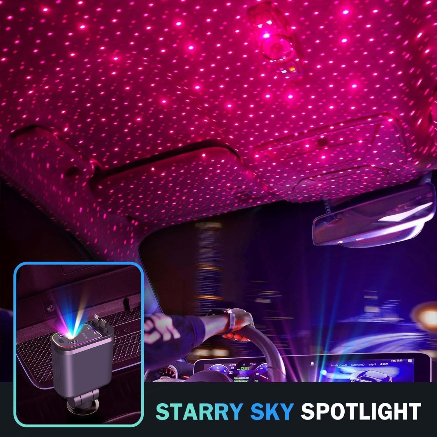 5 in 1 Retractable Car Charger